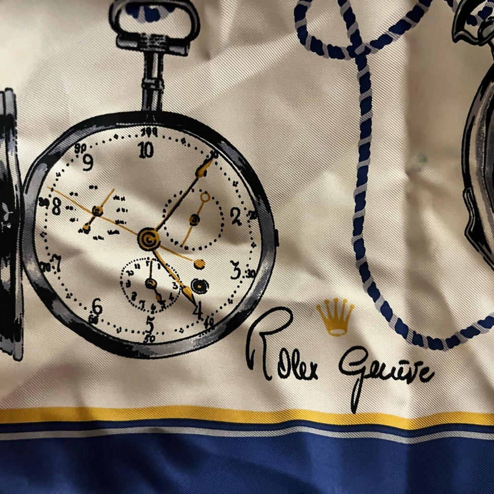 Vintage Rolex Silk Scarf